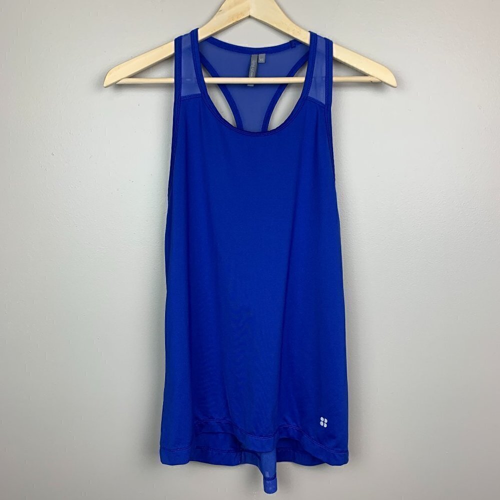 Sweaty Betty Racerback Athletic Tank Top Royal Blue Size XS